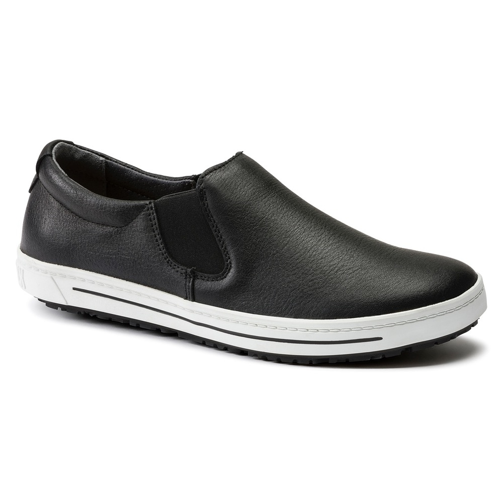 NIB Birkenstock Q0 400 Black Leather Sneakers Regular Width Select Size -
